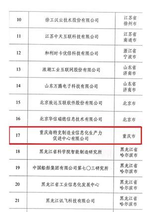 黑龙江制造业数字化转型服务商（名单）