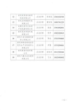 重庆市专精特新中小企业数字化转型服务机构（名单）
